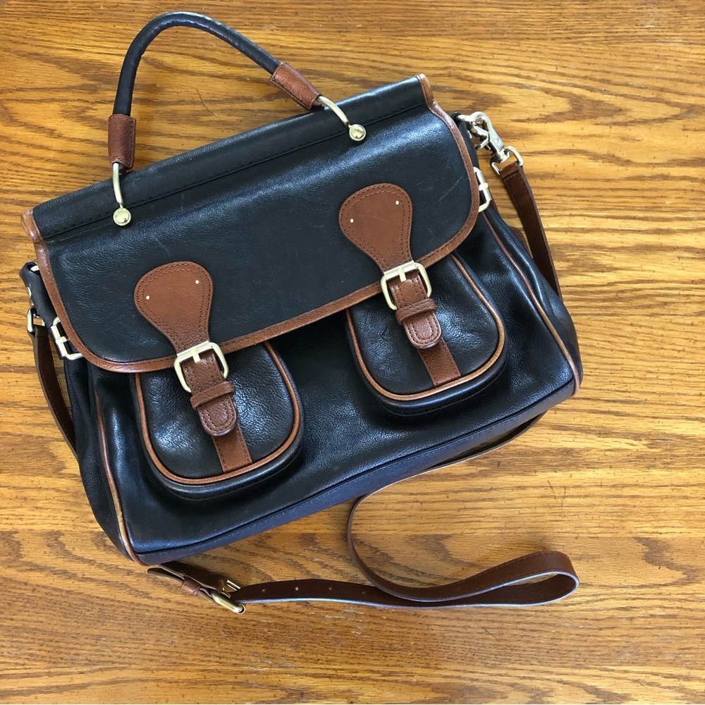 Anthropologie Schuler & Sons Leather Satchel